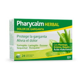 REVA Pharycalm Herbal Dolor De Garganta 24 Comp.
