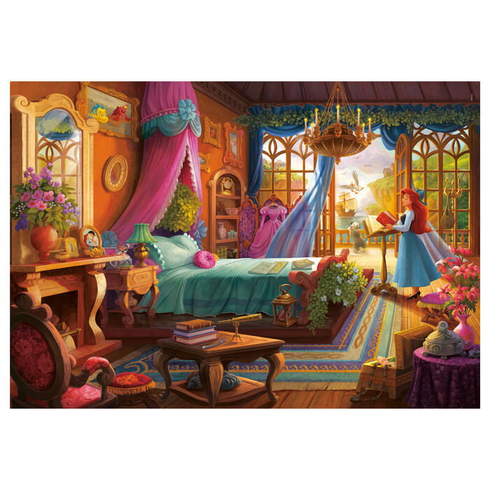 Clementoni Puzzle Ariel La Sirenita Disney 500 Piezas 36x49cm