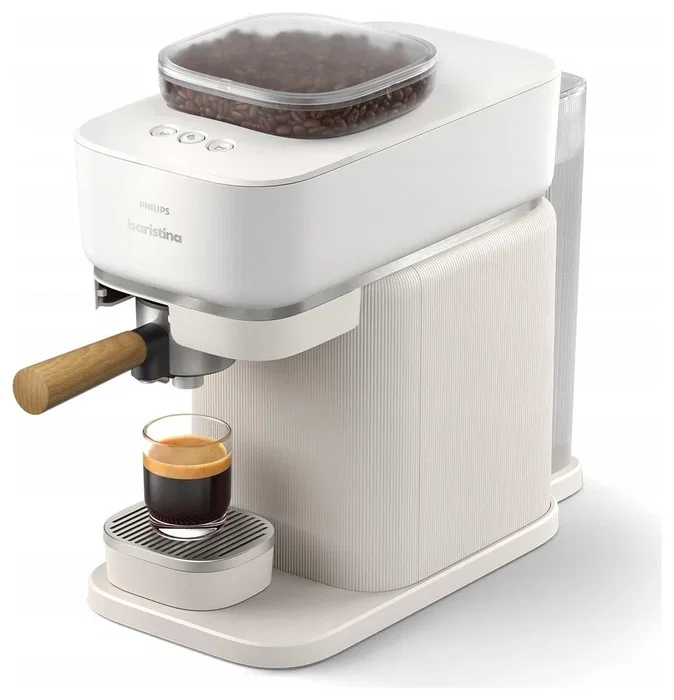 Philips Baristina BAR302/20 Cafetera Superautomática 1550W 16 bares Blanco/Jaspeado Philips Baristina BAR302/20 Cafetera Superautomática 1550W 16 bares Blanco/Jaspeado