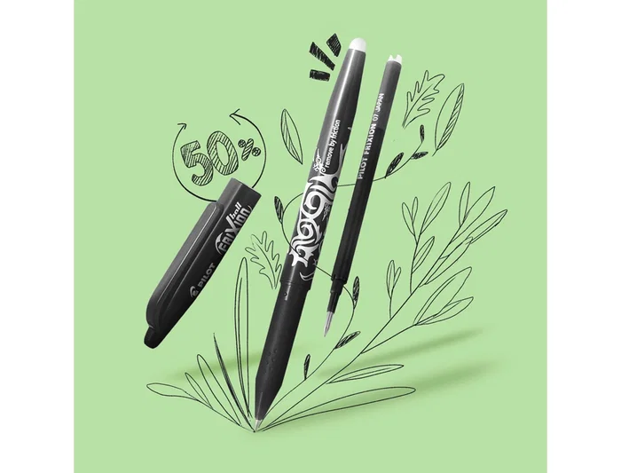 Pilot Recambio Bolígrafo Frixion 0.7 Negro Pack 3 Ud