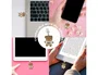Wondee Charm Protector para Puertos USB-C/Lightning Funny Bear - Accesorio Decorativo y Protector de Polvo para Móvil 30x10x20 mm