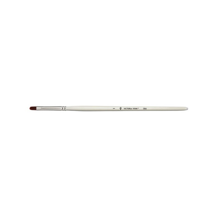 Victoria Vynn Pincel 086 1 Gel con Cerdas Planas y Punta Redondeada Longitud 14mm para Aplicación Precisa Victoria Vynn Pincel 086 1 Gel con Cerdas Planas y Punta Redondeada Longitud 14mm para Aplicación Precisa