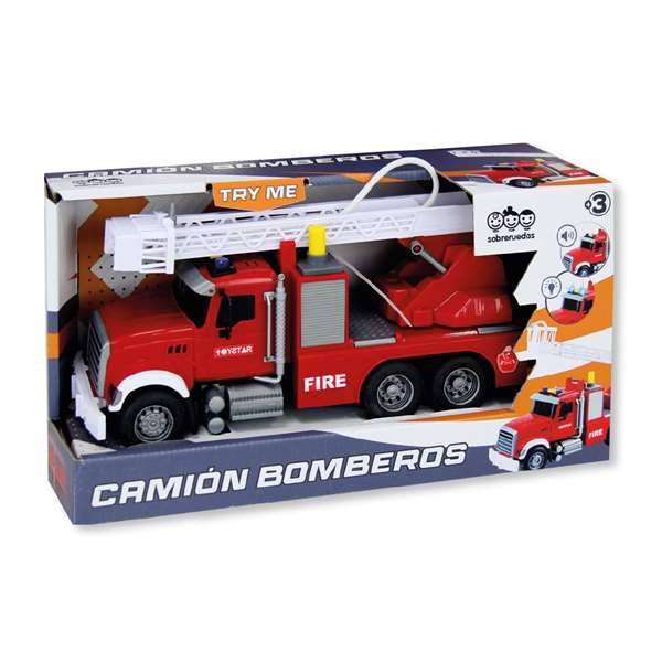 Camion bomberos con luces y sonidos 35x18x12 Camion bomberos con luces y sonidos 35x18x12