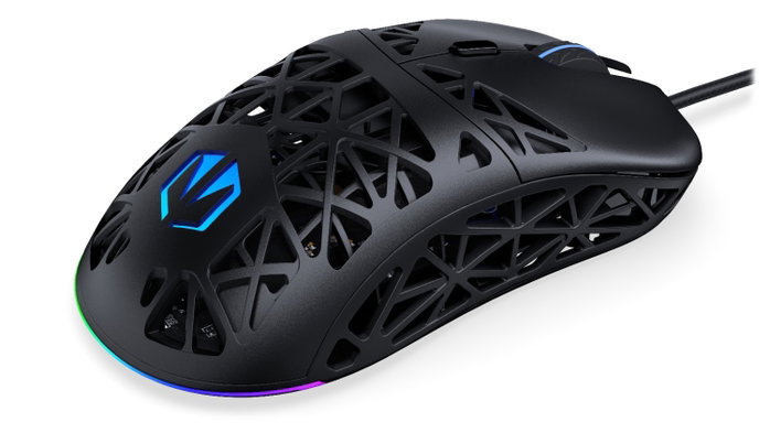Endorfy LIV Ratón Gaming con Sensor Óptico de 12000 dpi, Negro