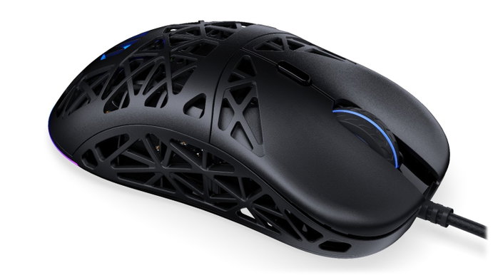 Endorfy LIV Ratón Gaming con Sensor Óptico de 12000 dpi, Negro