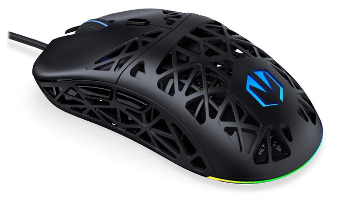 Endorfy LIV Ratón Gaming con Sensor Óptico de 12000 dpi, Negro