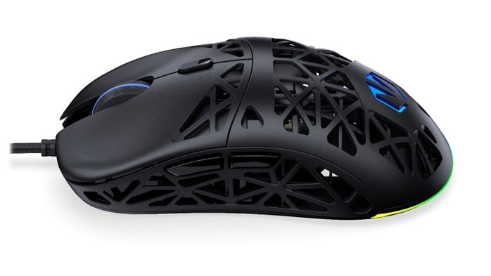 Endorfy LIV Ratón Gaming con Sensor Óptico de 12000 dpi, Negro