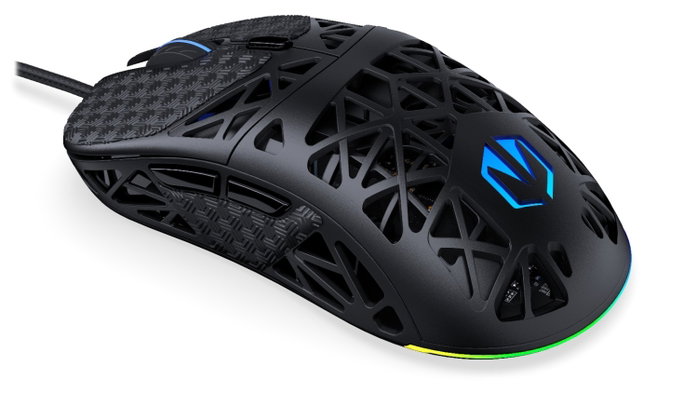 Endorfy LIV Ratón Gaming con Sensor Óptico de 12000 dpi, Negro