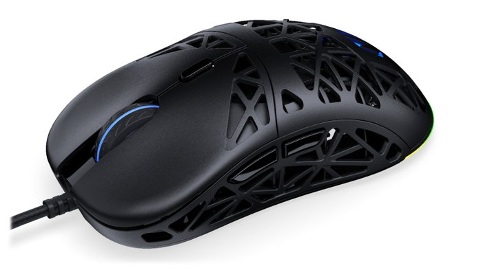 Endorfy LIV Ratón Gaming con Sensor Óptico de 12000 dpi, Negro