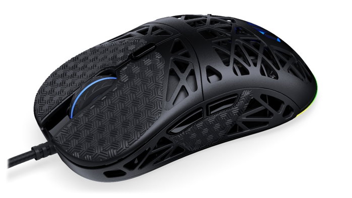 Endorfy LIV Ratón Gaming con Sensor Óptico de 12000 dpi, Negro
