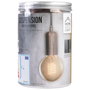 Home Deco Light Lámpara Colgante Aluminio Estilo Industrial Cobre Cable Negro E27 Máx.40W Con Enchufe 220-240V AC ~50 Hz d.5 cm; h.10 cm