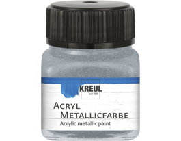 Kreul Pintura acrílica metálica plata 20ml