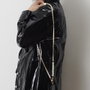 Be Mix Correa Bandolera Móvil Cadena Elegante Desmontable Blanco Negro 120cm