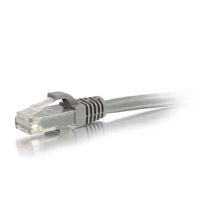 C2G 83365 Cable de Red Patch RJ45 a RJ45 Cat6 UTP 50 cm / 0.5 m Gris - Cable de Interconexión para Gigabit Ethernet, Modem, Router