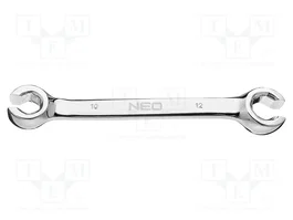 NEO TOOLS Llave de anillo semiabierto bilateral 10mm y 12mm