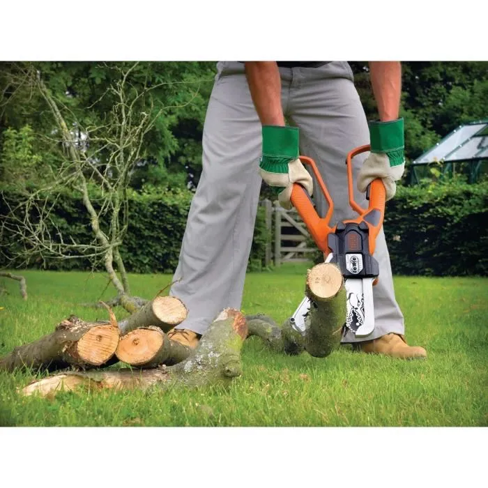 Black + Decker ALLIGATOR GK1000 Cortadora de Ramas, 550W, Corte 100mm, Cadena 15cm Black + Decker ALLIGATOR GK1000 Cortadora de Ramas, 550W, Corte 100mm, Cadena 15cm