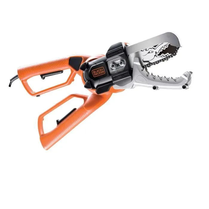 Black + Decker ALLIGATOR GK1000 Cortadora de Ramas, 550W, Corte 100mm, Cadena 15cm Black + Decker ALLIGATOR GK1000 Cortadora de Ramas, 550W, Corte 100mm, Cadena 15cm