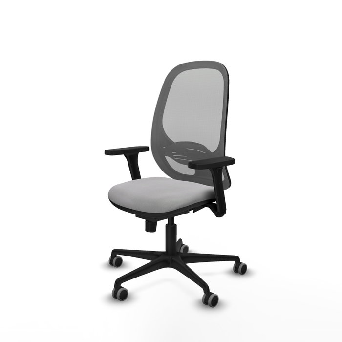 PIQUERAS Y CRESPO Silla de oficina Cilanco con mecanismo Sincro, Gris