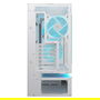 Cougar Midi CFV235, Torre de Ordenador ATX con Panel Frontal ARGB y Malla, Color Blanco