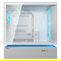 Cougar Midi CFV235, Torre de Ordenador ATX con Panel Frontal ARGB y Malla, Color Blanco