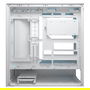 Cougar Midi CFV235, Torre de Ordenador ATX con Panel Frontal ARGB y Malla, Color Blanco