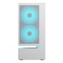 Cougar CGR-2DA4W-M Caja Gaming PC Midi Tower Blanco ATX/Micro-ATX/Mini-ITX Ventana Lateral de Vidrio 4 Ventiladores ARGB Mesh Anti-Polvo