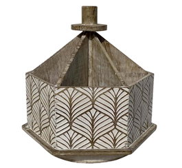 DKD Home Decor Portamandos Mango Giratorio Decape Marrón