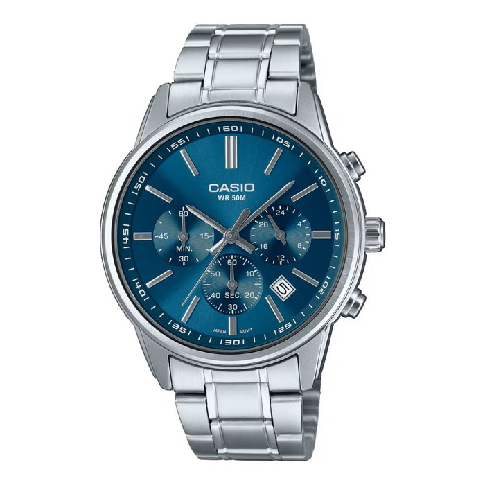 Reloj Hombre Casio CHRONO DATE - BLUE (Ø 41 mm) Reloj Hombre Casio CHRONO DATE - BLUE (Ø 41 mm)