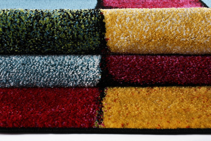 Conceptum Renkli Kare Alfombra de Pasillo 100x150 cm 100% Polipropileno Conceptum Renkli Kare Alfombra de Pasillo 100x150 cm 100% Polipropileno