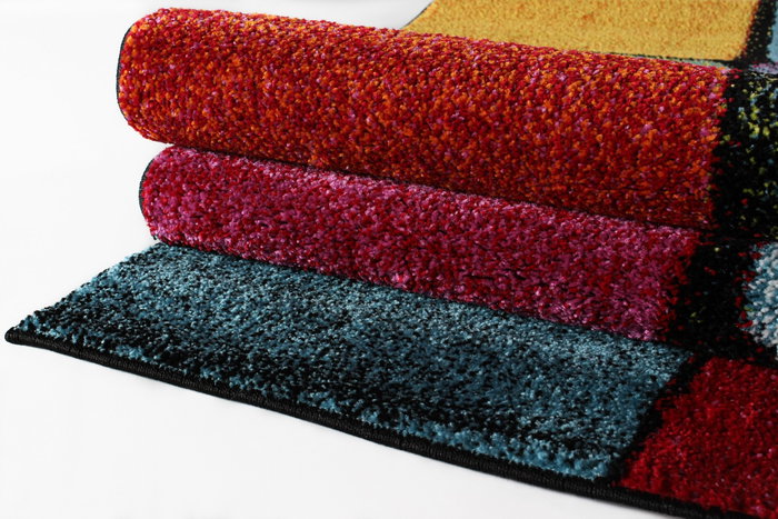 Conceptum Renkli Kare Alfombra de Pasillo 100x150 cm 100% Polipropileno Conceptum Renkli Kare Alfombra de Pasillo 100x150 cm 100% Polipropileno