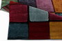 Conceptum Renkli Kare Alfombra de Pasillo 100x150 cm 100% Polipropileno