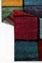 Conceptum Renkli Kare Alfombra de Pasillo 100x150 cm 100% Polipropileno
