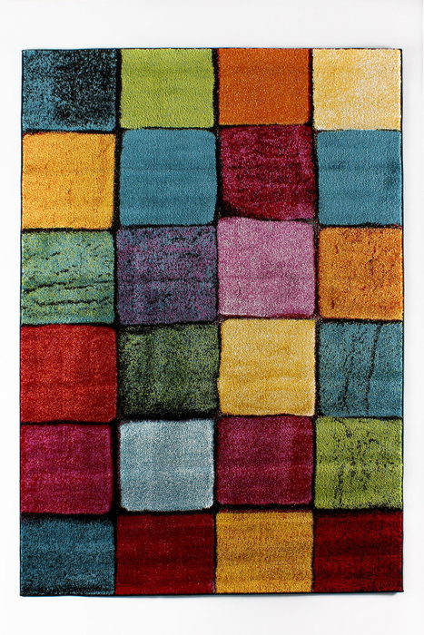 Conceptum Renkli Kare Alfombra de Pasillo 100x150 cm 100% Polipropileno Conceptum Renkli Kare Alfombra de Pasillo 100x150 cm 100% Polipropileno