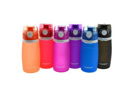 Botella Colorline B-Water Plegable De Silicona 550Ml (Set de 12)