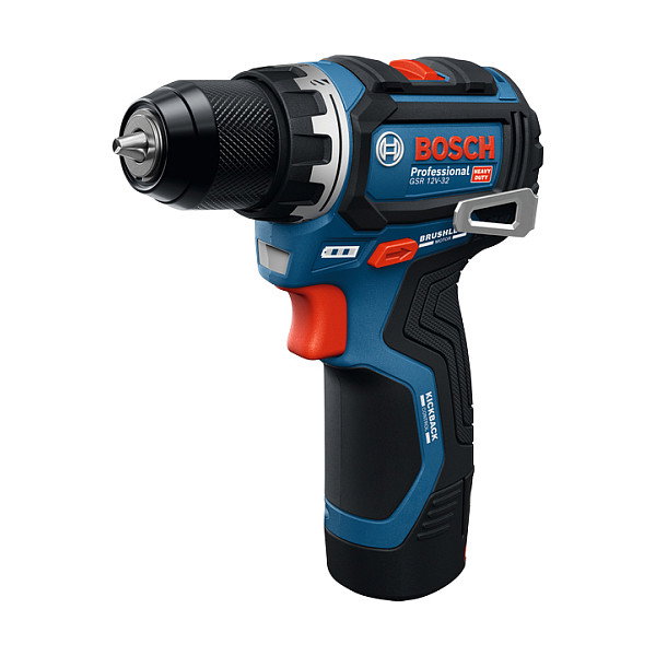 Bosch GSR 12V-32 Professional Atornillador y taladro con 2 baterías y L-BOXX Bosch GSR 12V-32 Professional Atornillador y taladro con 2 baterías y L-BOXX