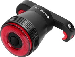 Rockbros Q5 Luz trasera para bicicleta con sistema inteligente de parada - negro