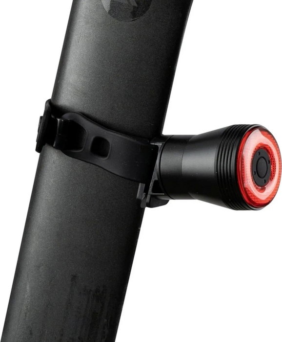 Rockbros Q5 Luz trasera para bicicleta con sistema inteligente de parada - negro Rockbros Q5 Luz trasera para bicicleta con sistema inteligente de parada - negro