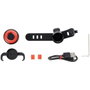 Rockbros Q5 Luz trasera para bicicleta con sistema inteligente de parada - negro