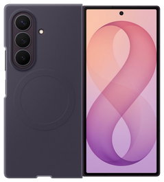 Samsung Silicone Magnet Cover para Galaxy Z Fold8, Violeta