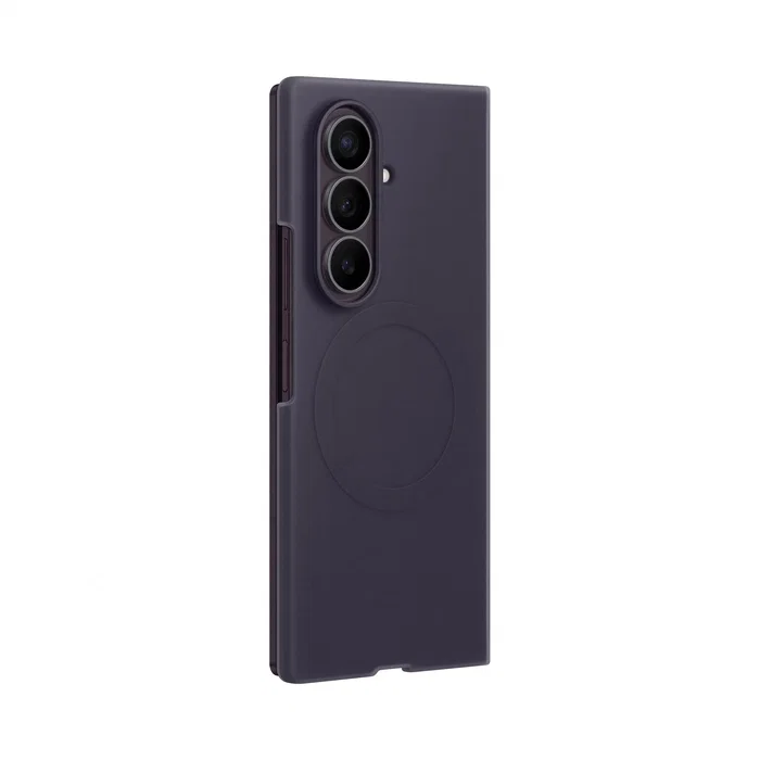 Samsung Silicone Magnet Cover para Galaxy Z Fold8, Violeta Samsung Silicone Magnet Cover para Galaxy Z Fold8, Violeta