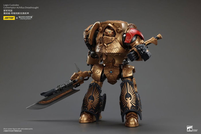 Warhammer The Horus Heresy Figura Legio Custodes Contemptor-Achillus Dreadnought 25 cm Warhammer The Horus Heresy Figura Legio Custodes Contemptor-Achillus Dreadnought 25 cm