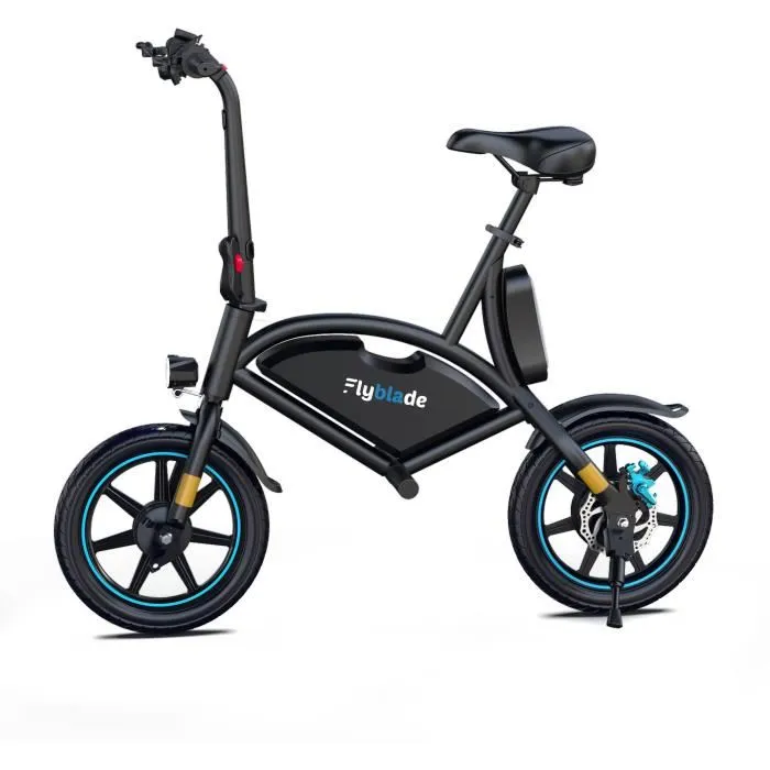 Flyblade Bicicleta eléctrica de equilibrio FLY3700923607412 350 W Máx. 25 km/h Rueda 14" Bluetooth Plegable Soporte Teléfono Negra Flyblade Bicicleta eléctrica de equilibrio FLY3700923607412 350 W Máx. 25 km/h Rueda 14" Bluetooth Plegable Soporte Teléfono Negra