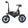 Flyblade Bicicleta eléctrica de equilibrio FLY3700923607412 350 W Máx. 25 km/h Rueda 14" Bluetooth Plegable Soporte Teléfono Negra