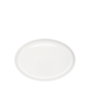 Summa Plato llano oval de Vitro Porcelana, Marfil