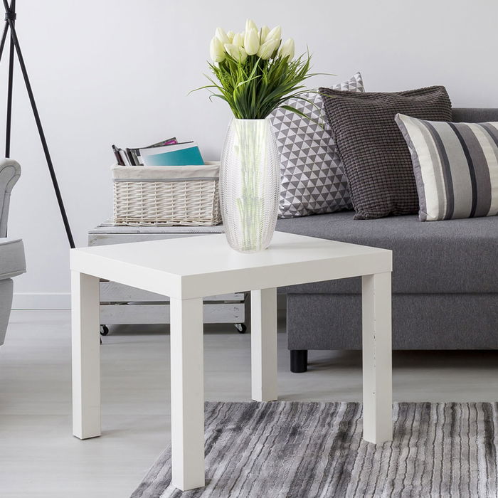 Home Deco Factory Jarrón Magnolia Transparente con Relieve de Espigas Altura 30 cm Home Deco Factory Jarrón Magnolia Transparente con Relieve de Espigas Altura 30 cm