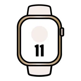 Apple Watch Series 11 GPS Cellular 46mm Titanio Dorado Correa Deportiva Rosa Rubor M/L MFD64QL/A