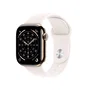 Apple Watch Series 11 GPS + Cellular 46mm Titanio Dorado con Correa Deportiva Rosa Rubor M/L