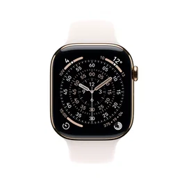 Apple Watch Series 11 GPS + Cellular 46mm Titanio Dorado Correa Deportiva Rosa Rubor M/L
