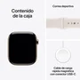 Apple Watch Series 11 GPS + Cellular 46mm Titanio Dorado Correa Deportiva Rosa Rubor M/L