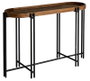 DKD Home Decor Consola Marron Negro 40 x 75 x 115 cm Madera Metal